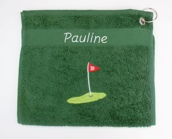 Serviette de golf drapeau Serviette de golf drapeau