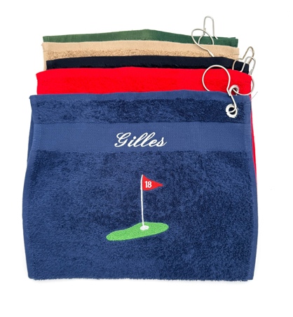 Serviette de golf  drapeau