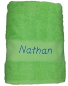 Drap de bain ficelle personnalisé