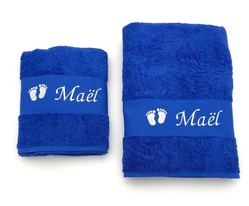 Serviette personnalisée avec motif