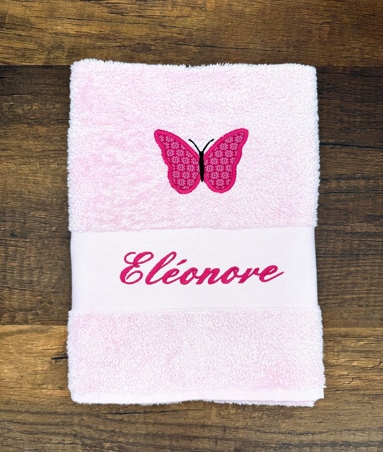 Serviette personnalisée avec motif en tissu AA12