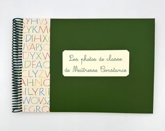 Album ENSEIGNANT ou ATSEM Album vert et leçon d'écriture