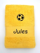 Drap de bain avec motif personnalisé