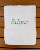 Serviette de toilette personnalisé