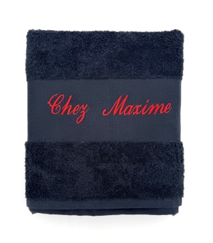 Serviette de toilette personnalisé