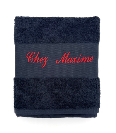 Serviette de toilette personnalisé