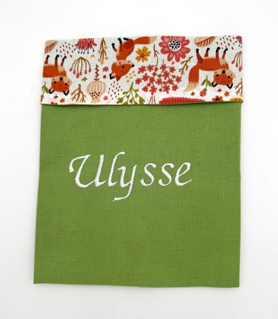 Serviette de table enfant personnalisée évolutive (avec ou sans pressinsà