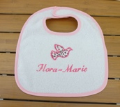 Serviette personnalisée avec motif en tissu