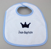 Serviette personnalisée avec motif en tissu