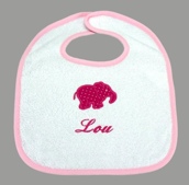 Serviette personnalisée avec motif en tissu
