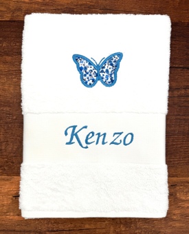Serviette personnalisée avec motif en tissu AA12