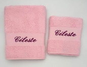 Serviette de toilette personnalisée