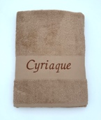 Drap de bain personnalisé