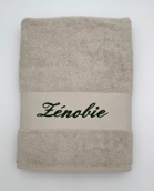 Drap de bain personnalisé