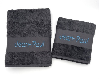 Serviette de toilette personnalisé