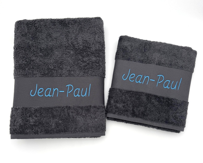 Serviette de toilette personnalisé