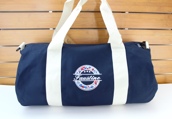Sac fourre-tout ou sac de gym cercle tissu liberty