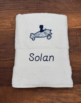 Drap de bain avec motif liberty