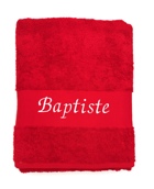 Drap de bain personnalisé