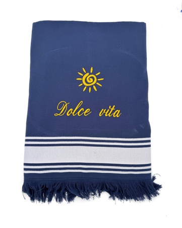 Serviette Fouta éponge personnalisée N8