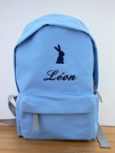Sac à dos personnalisé avec motif brodé