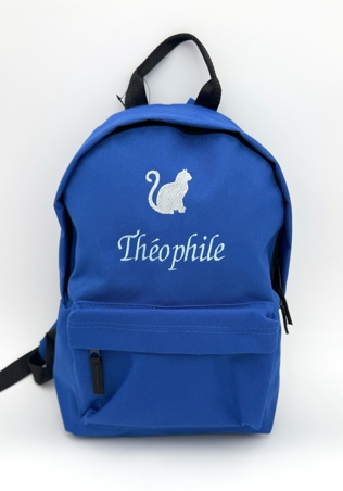 Sac à dos personnalisé avec motif brodé