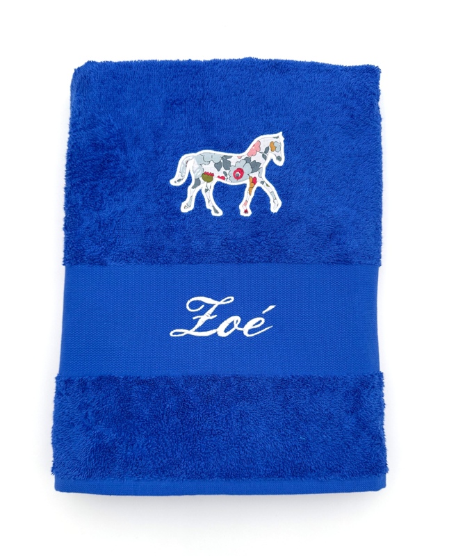 Drap de bain avec motif liberty