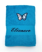 Drap de bain avec motif liberty