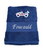 Drap de bain avec motif liberty