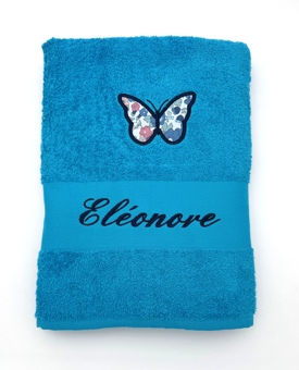 Drap de bain avec motif liberty