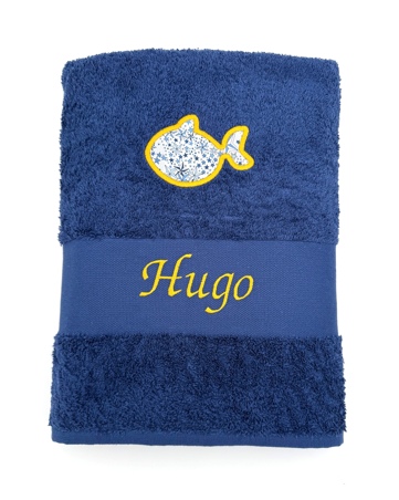 Drap de bain avec motif liberty
