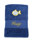 Drap de bain avec motif liberty Drap de bain avec motif liberty