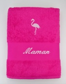 Drap de bain avec motif