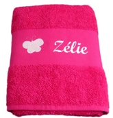 Serviette avec motif personnalisée