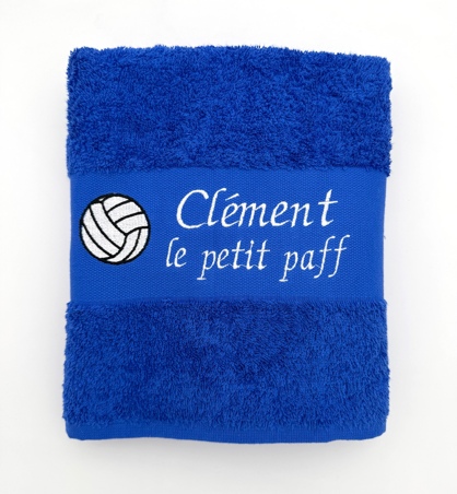 Serviette avec motif personnalisée