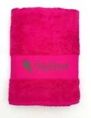 Drap de bain avec motif