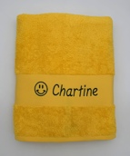 Drap de bain personnalisé avec motif