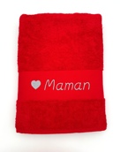 Drap de bain avec motif