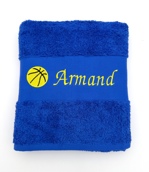 Serviette personnalisée avec motif