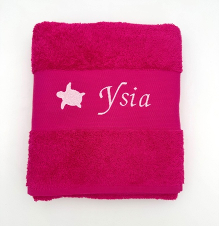 Serviette personnalisée avec motif