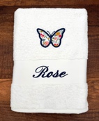 Drap de bain avec motif liberty