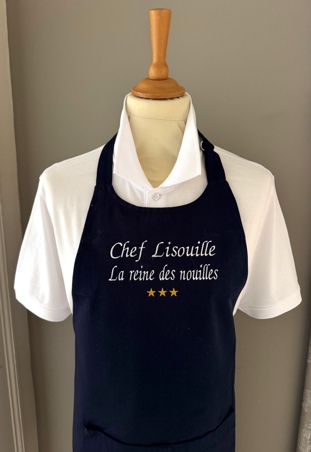Tablier adulte avec 3 étoiles