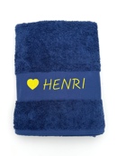 Drap de bain avec motif