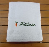 Drap de bain avec motif