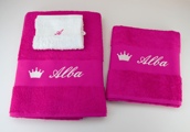 Drap de bain avec motif