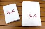 Drap de bain avec monogramme