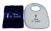 Coffret bavoir et serviette Coffret bavoir et serviette