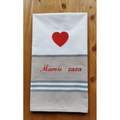 Torchon à rayures personnalisé et avec motif