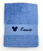 Drap de bain avec motif