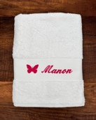 Drap de bain avec motif